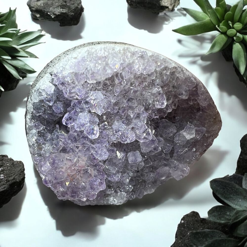 Amethyst Crystal‎ Druzy Cluster